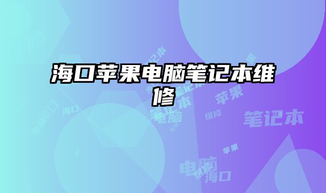 海口蘋果電腦筆記本維修