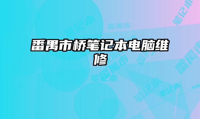番禺市橋筆記本電腦維修
