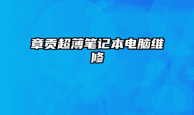 章貢超薄筆記本電腦維修
