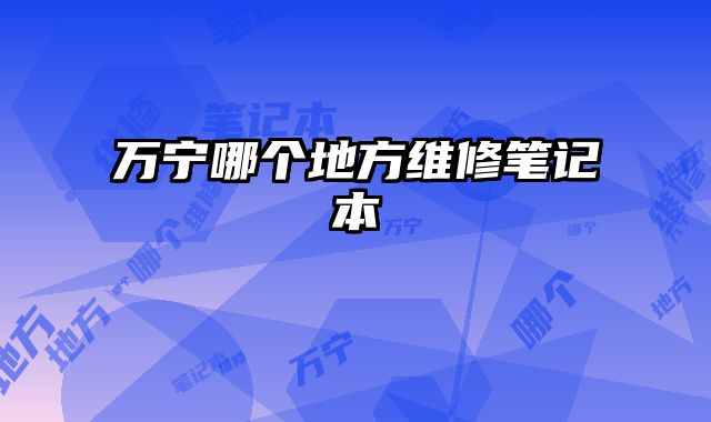 萬(wàn)寧哪個(gè)地方維修筆記本