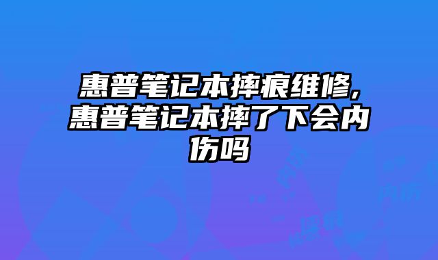 惠普筆記本摔痕維修,惠普筆記本摔了下會(huì)內(nèi)傷嗎