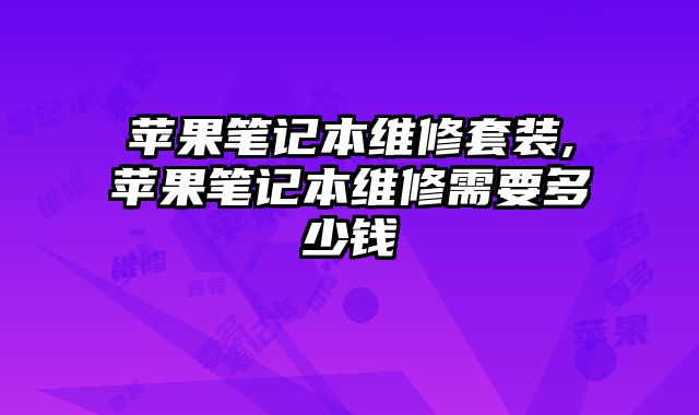 蘋果筆記本維修套裝,蘋果筆記本維修需要多少錢