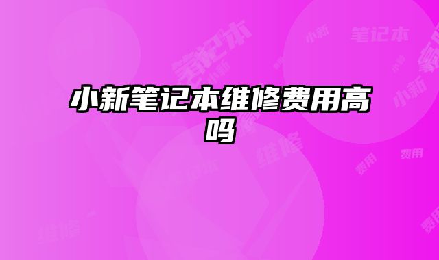 小新筆記本維修費(fèi)用高嗎