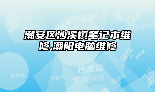 潮安區(qū)沙溪鎮(zhèn)筆記本維修,潮陽電腦維修
