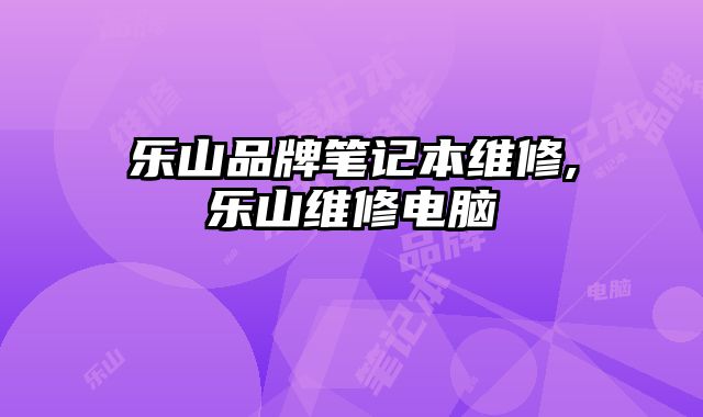樂山品牌筆記本維修,樂山維修電腦